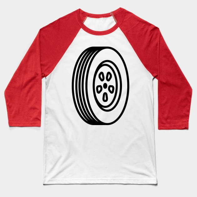 Spare Tire Baseball T-Shirt by Really Big Kid